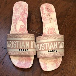 Dior heeled slides